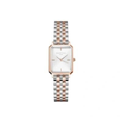 Abbildung von Rosefield Octagon XS Uhr, Damen, Größe: One Size, Silver/rose gold