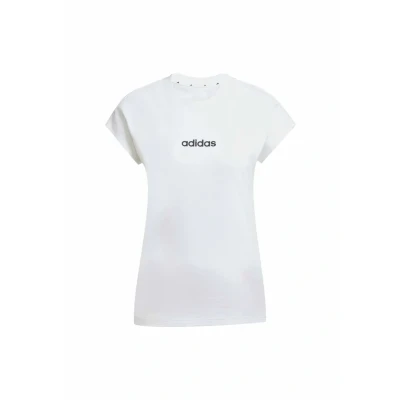 Abbildung von adidas Damen Essentials LINEAR Cotton T Shirt, White/Black, XXS