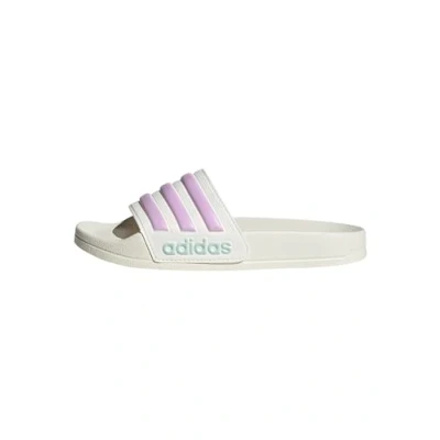 Abbildung von adidas Adilette Shower Slides RUTSCHEN, Off White/Bliss Lilac/Halo Mint, 29 EU