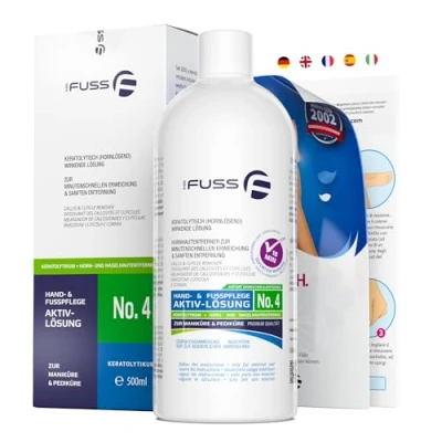 Abbildung von Hornhautentferner Mr. Fuss Aktiv Lösung No. 4 500ml Hornhautentfernung