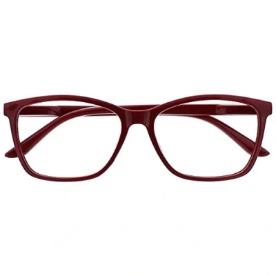 Abbildung von Die Lesebrille Unternehmen Dunkel Kastanienbraun Rot Leser Groß Designer Stil Herren Federscharniere R51 Z +2,00