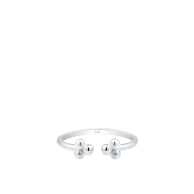 Abbildung von Elli Basic Design Ring silvercoloured, Damen, Größe: 54, Silver coloured