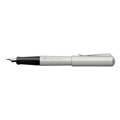 Abbildung von Faber Castell Hexo Matte Silver FP F