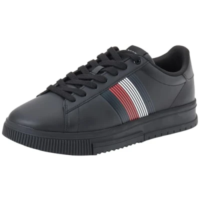 Abbildung von Tommy Hilfiger Supercup Seasonal Sneaker low, Herren, Größe: 40, Black Schuhe