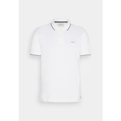 Abbildung von GANT Tipping Rugger Poloshirt, Herren, Größe: Large, Weiß