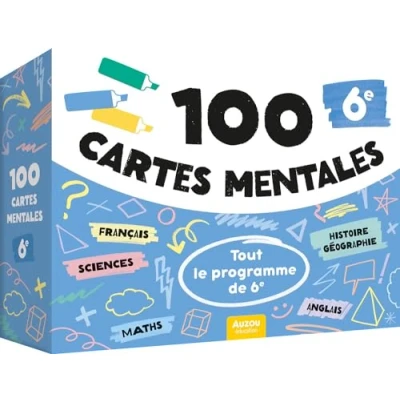 Abbildung von 100 CARTES MENTALES TOUT LE PROGRAMME DE 6E