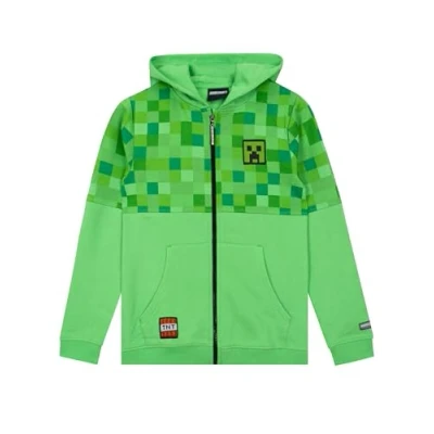 Abbildung von Minecraft Creeper Hoodie für Jungen, Grün, 140/9 10year