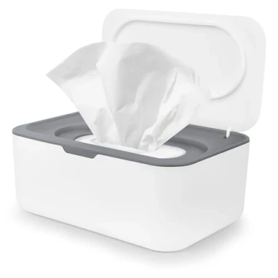 Abbildung von Feuchtes Toilettenpapier Box, Feuchttuchspender für Babys, Weiß