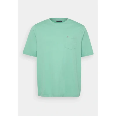 Abbildung von Tommy Hilfiger Essential Solid Pocket TEE Tshirt basic, Herren, Größe: XXL, Fort green