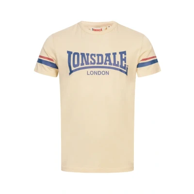 Abbildung von Lonsdale Tshirt print, Herren, Größe: 3XL, Sand navy red