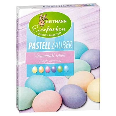 Abbildung von Heitmann bunt Eierfarben Pastell Zauber 6 flüssige Eierfarben, 1018468, x 5 Milliliter