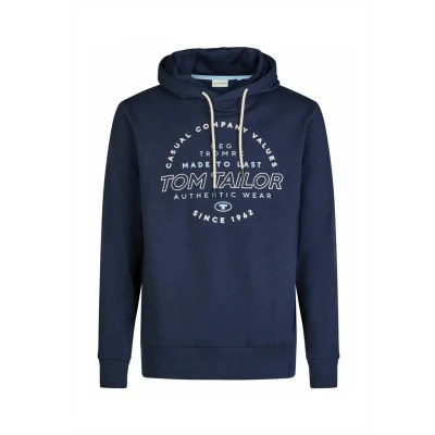 Abbildung von TOM Tailor Tthoodie Kapuzenpullover, Herren, Größe: Medium, Real navy blue