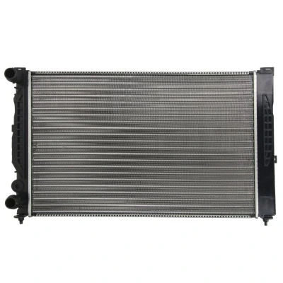 Abbildung von VALEO 731537 Kühler, Motorkühlung Aluminium 632 415 34 mit Kühlmittelregler Kühlrippen mechanisch gefügt AUDI: A4 B5 Avant, Saloon, A6 C5 Saloon