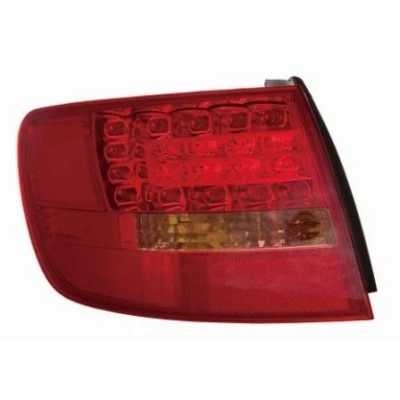 Abbildung von ABAKUS 446 1905R UE Rückleuchte rechts äusserer Teil LED, P21W Rot ohne Lampenträger, Glühlampe AUDI: A6 C6 Avant