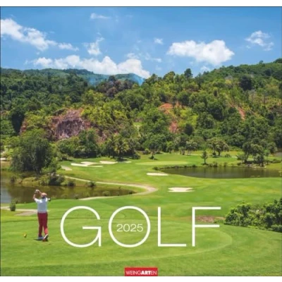 Abbildung von Golf Kalender 2025: Die schönsten Golfplätze in einem Wandkalender im Großformat. Imposante Aufnahmen hochwertigen Fotokalender, ein tolles Geschenk für Golfer.