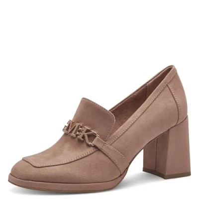 Abbildung von MARCO TOZZI by Guido Maria Kretschmer Damen Trotteur mit Blockabsatz Elegant, Beige (Nude), 40 EU