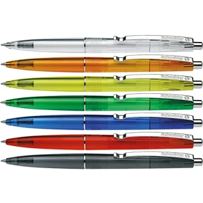 Abbildung von Schneider 132000 K20 Icy Colours Kugelschreiber (Schreibfarbe: blau, Mittel, dokumentenecht) 20er Pack, sortiert