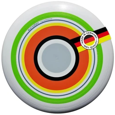 Abbildung von eurodisc Frisbee 175g Ultimate Wettkampfscheibe mit Stabiler Flugbahn über 100 Meter Motiv Spring