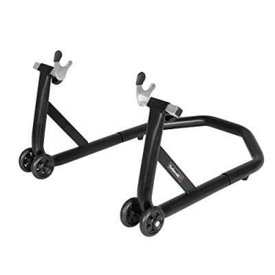 Abbildung von Rothewald Motorradheber, bis 300 kg, Hohe Stabilität &amp; Standfestigkeit, Ideal Für Parallele Zweiarmschwingen, Montageständer, Leichtes Anheben Und Senken