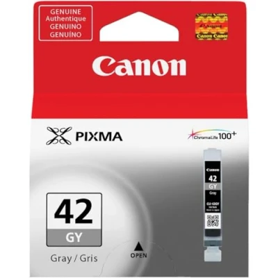 Abbildung von Canon CLI 42 GY original Tintenpatrone Grau für Pixma Drucker PRO100 PRO100S