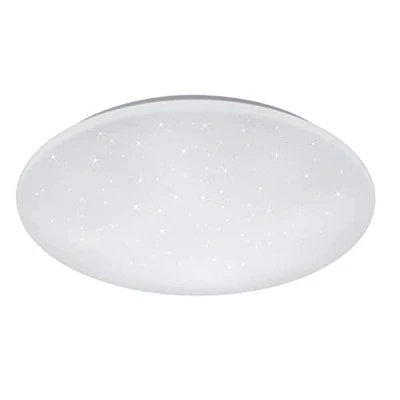 Abbildung von TRIO Leuchten LED Deckenleuchte »Kato«, 1 flammig, Leuchtmittel Board fest integriert, Deckenlampe, weiß, Sternenlichteffekt, Fernbedienung, dimmbar