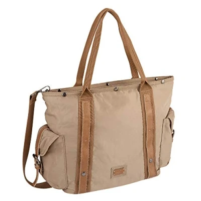 Abbildung von camel active, Aruba, Damen, Shopper, M, Beige, 38x12x28 cm