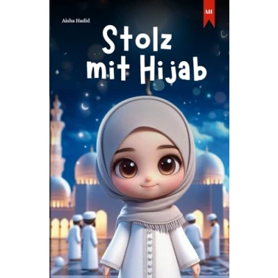 Abbildung von Stolz mit Hijab: Islamisches Kinderbuch für Mädchen zum Selbstbewusstsein Hijab Einführung in die Religion des Islam (Islamische Kinderbücher)
