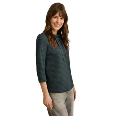 Abbildung von CECIL Damen B322924 Two Tone Strukturshirt, Slate Khaki, Large