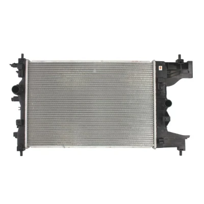 Abbildung von NRF 53155 Kühler, Motorkühlung Aluminium 580 382 16 mit Bohrung für Sensor Kühlrippen gelötet OPEL: Zafira B, C Tourer, CHEVROLET: Orlando