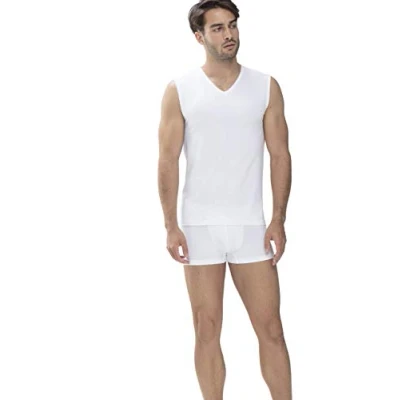 Abbildung von mey Unterhemd/shirt, Herren, Größe: Large, Weiss