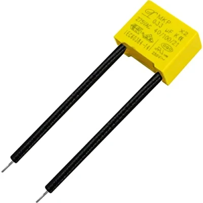 Abbildung von Lumonic MKP Entstörkondensator für LED Lampen 0,33µF 275V AC Spannung X2 Kondensator gegen Flackern Entstörer 330nF