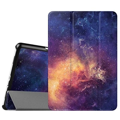 Abbildung von Fintie Hülle für Samsung Galaxy Tab A 9.7 Zoll T550N / T555N Tablet PC Ultra Schlank Superleicht Ständer SlimShell Cover Schutzhülle Etui mit Auto Schlaf/Wach Funktion, Die Galaxie