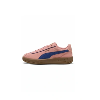 Abbildung von Puma Klassika Sneaker low, Damen, Größe: 35.5, Pink fruit blazing blue gold Leder/synthetik