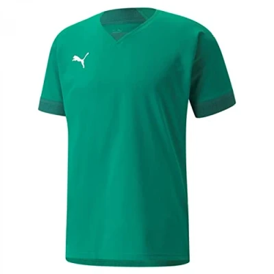 Abbildung von Puma Teamfinal Fussball Tshirt basic, Herren, Größe: Medium, Pepper green/alpine green