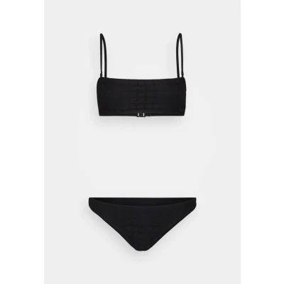 Abbildung von Roxy Camilo Bandeau Cheeky Bikini, Damen, Größe: XXL, Anthracite