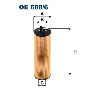 Abbildung von FILTRON OE 688/6 Ölfilter Filtereinsatz VOLKSWAGEN: Passat B8 Variant, Tiguan II, Touran SKODA: Superb III Estate, Kodiaq, Karoq Off Road