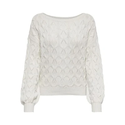 Abbildung von ONLY Onlbrynn LIFE Structure Strickpullover, Damen, Größe: Medium, Cloud dancer