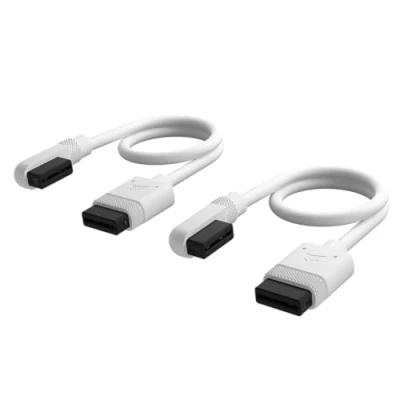 Abbildung von Corsair iCUE LINK Slim Kabel 2X 200mm Gerade/Schlank 90 Weiß