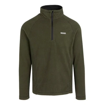 Abbildung von Regatta Herren Montes Lightweight Half Zip Fleece Jumper Pullover, Nephritgrün/Schwarz, L EU