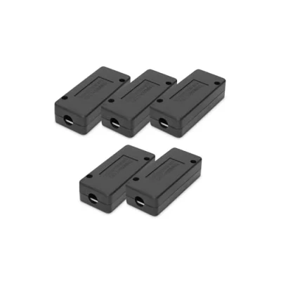 Abbildung von DIGITUS DN 93907 1 LSA Verbindungsmodul Cat 7 5 Stück Geschirmt Cat7 Schneidklemme AWG 22 bis 26 Für Ethernetkabel, Netzwerkkabel, Verlegekabel, Installationskabel Schwarz