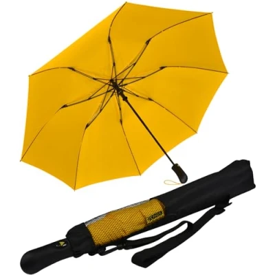 Abbildung von iX brella XXL 124cm Fiberglas Golf Taschenschirm mit Automatik yellow