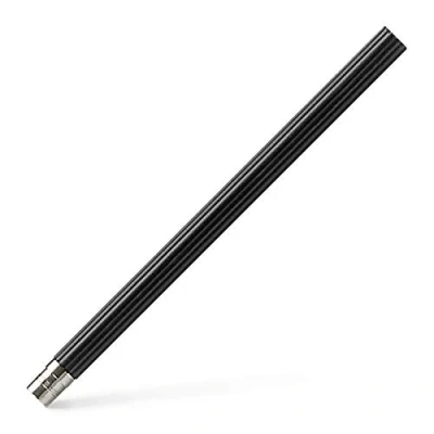 Abbildung von Graf von Faber Castell 118646 Ersatzbleistifte Perfekter Bleistift, 5 Stück, platiniert, Schwarz