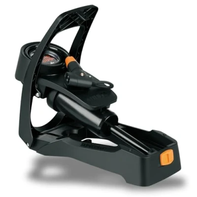 Abbildung von SKS GERMANY INJEX LITE ZOOM Minipumpe (Luftpumpe für alle Ventilarten, Teleskopfunktion, Hochdruckstufe, Ventilklemmhebel, max. Druck: 10 bar/144 PSI), Schwarz