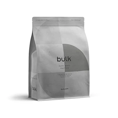 Abbildung von Bulk Pure Whey Protein Pulver, Eiweißpulver, Beeren mit Sahne, 1 kg, 33 Portionen, Verpackung Kann Variieren