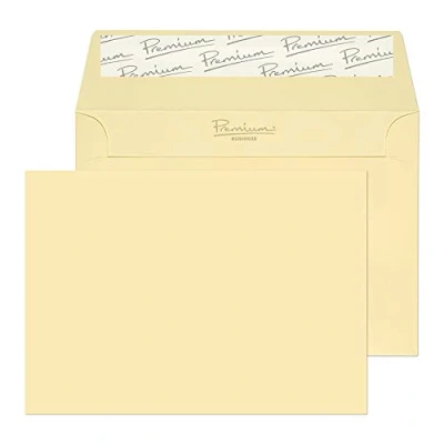 Abbildung von Blake Business 51154 Briefumschläge Haftklebung Vellum Wove C6 114 x 162 mm 120 g/m² 25 Stück