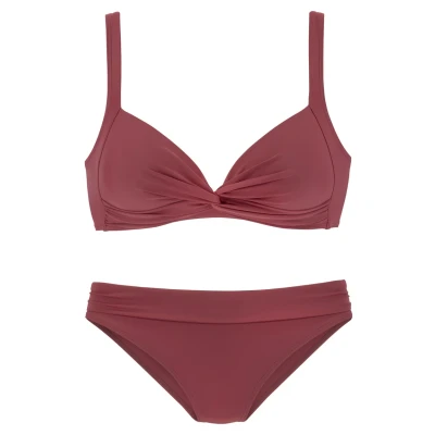 Abbildung von Lascana Bralettebikini Adele Bikini, Damen, Größe: 42xC, Rustred