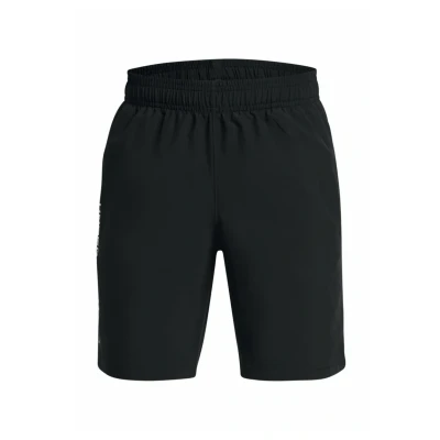 Abbildung von Under Armour TECH Wordmark kurze Sporthose Black für Kinder, Größe: 122/128,