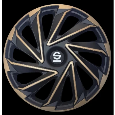 Abbildung von SPARCO Verese SPC1680GDBK Radblenden 16Zoll gold, schwarz