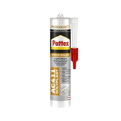 Abbildung von Pattex Dichtmasse Acryl für Holz und Parkett AC411 Kiefer 300 ml