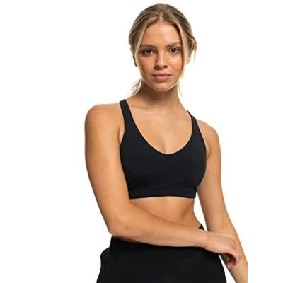 Abbildung von Roxy Heart INTO IT Sport BH, Damen, Größe: Small, Anthracite